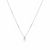 Collana Recarlo oro bianco 18kt 8,2g con diamanti kt 0,16 g opale rosa