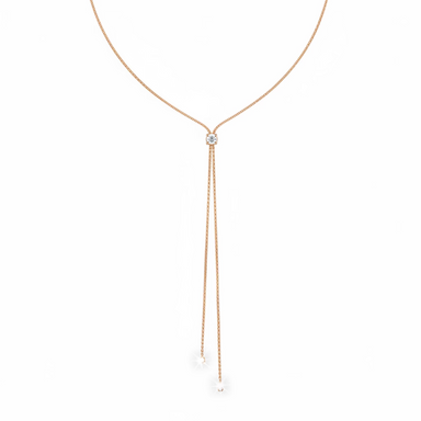 Collana Salvini con Diamante Sali Scendi (Regolabile fino a 60cm)