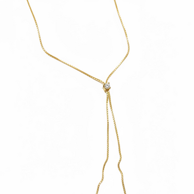 Collana Salvini con Diamante Sali Scendi (Regolabile fino a 60cm)