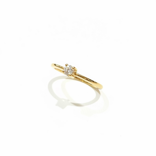 Anello Salvini Solitario Rosa 18kt