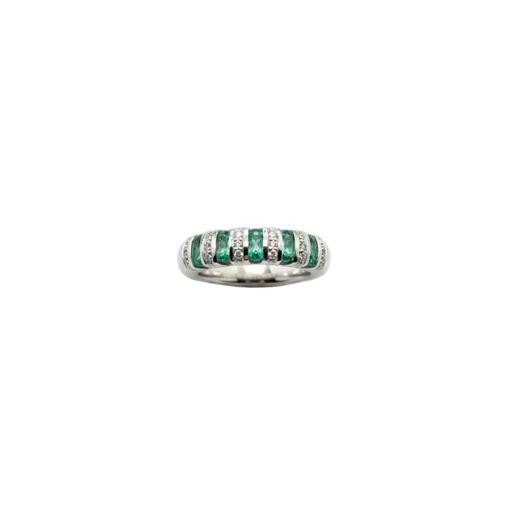 Anello Bliss Coll. Masterbliss grand cabaret Oro Bianco 18kt