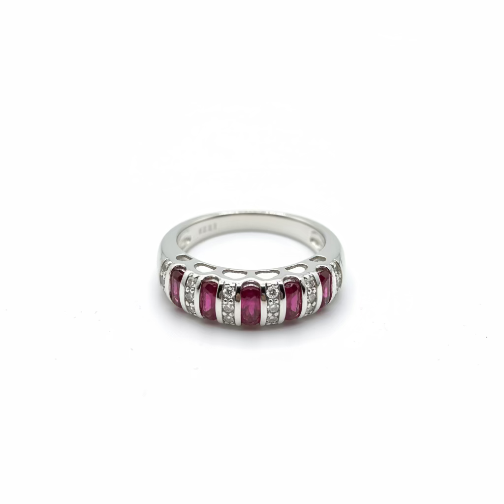 Anello Bliss Coll. Masterbliss grand cabaret Oro Bianco 18kt