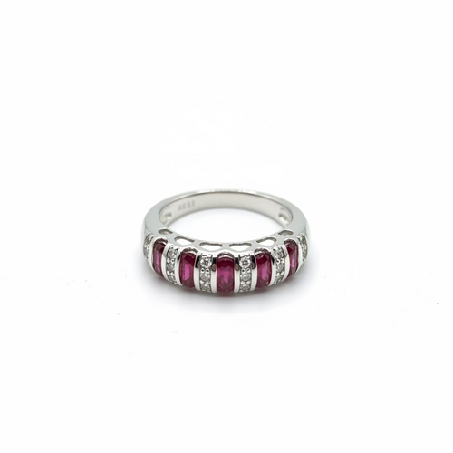 Anello Bliss Coll. Masterbliss grand cabaret Oro Bianco 18kt
