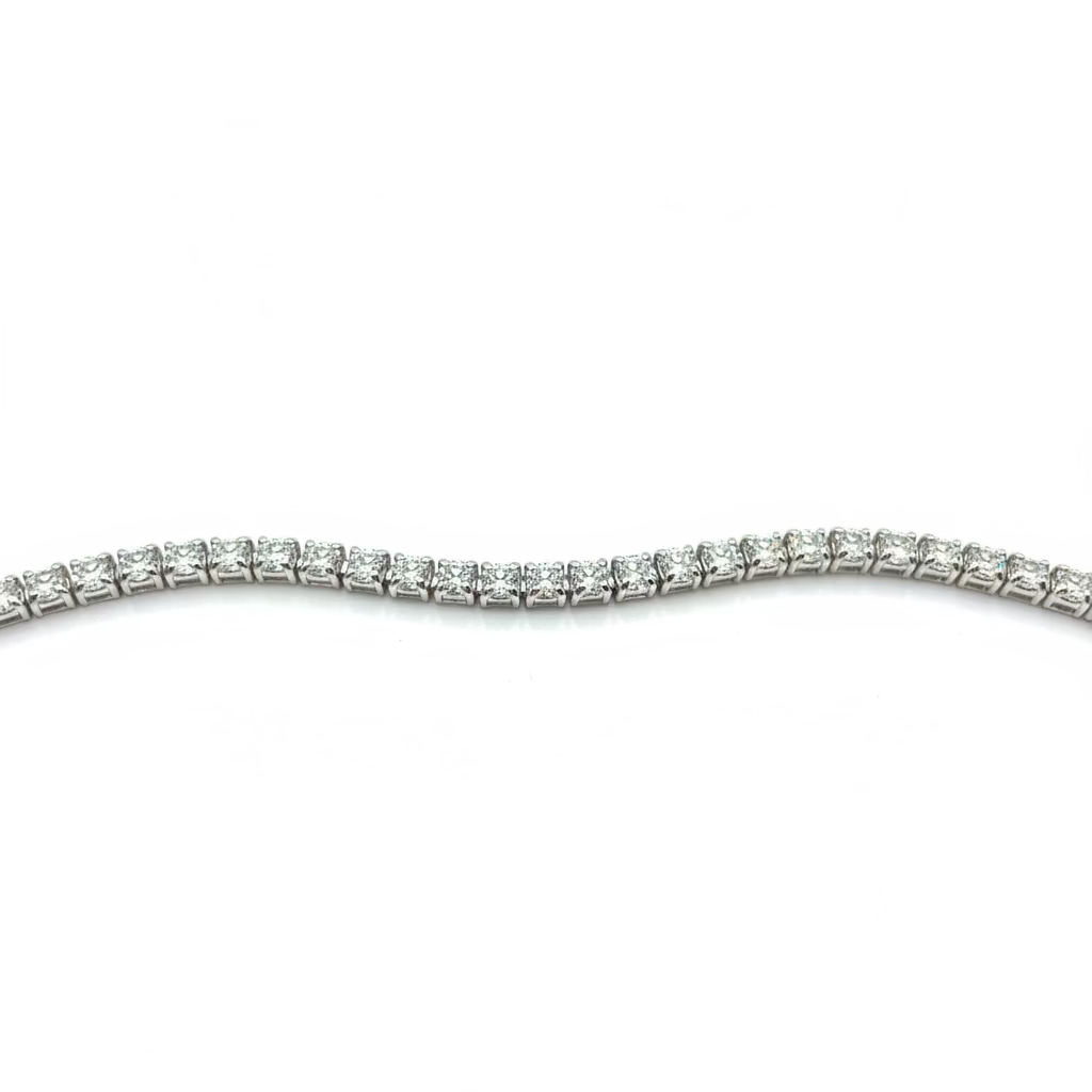 Bracciale Tennis Salvini Coll. Battito Oro Bianco 18kt