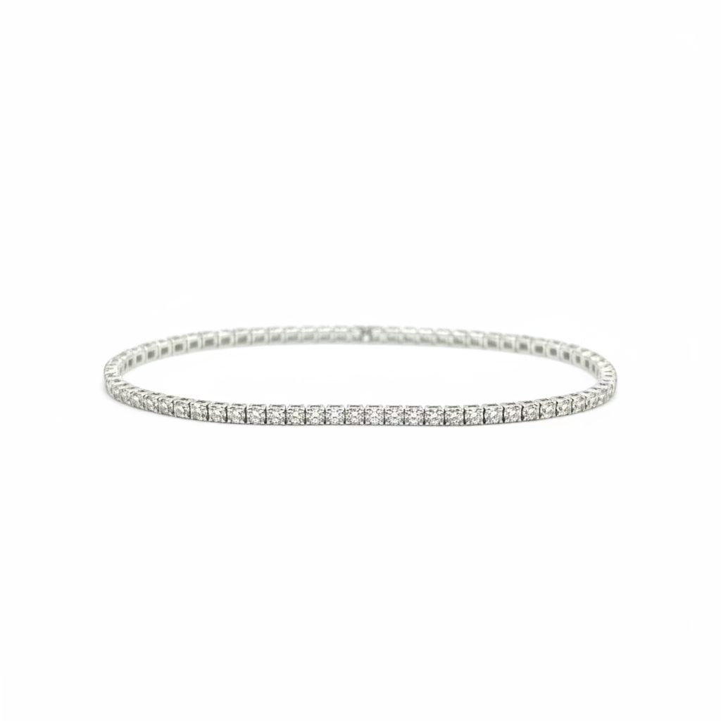 Bracciale Tennis Salvini Coll. Cromia Oro Bianco 18kt