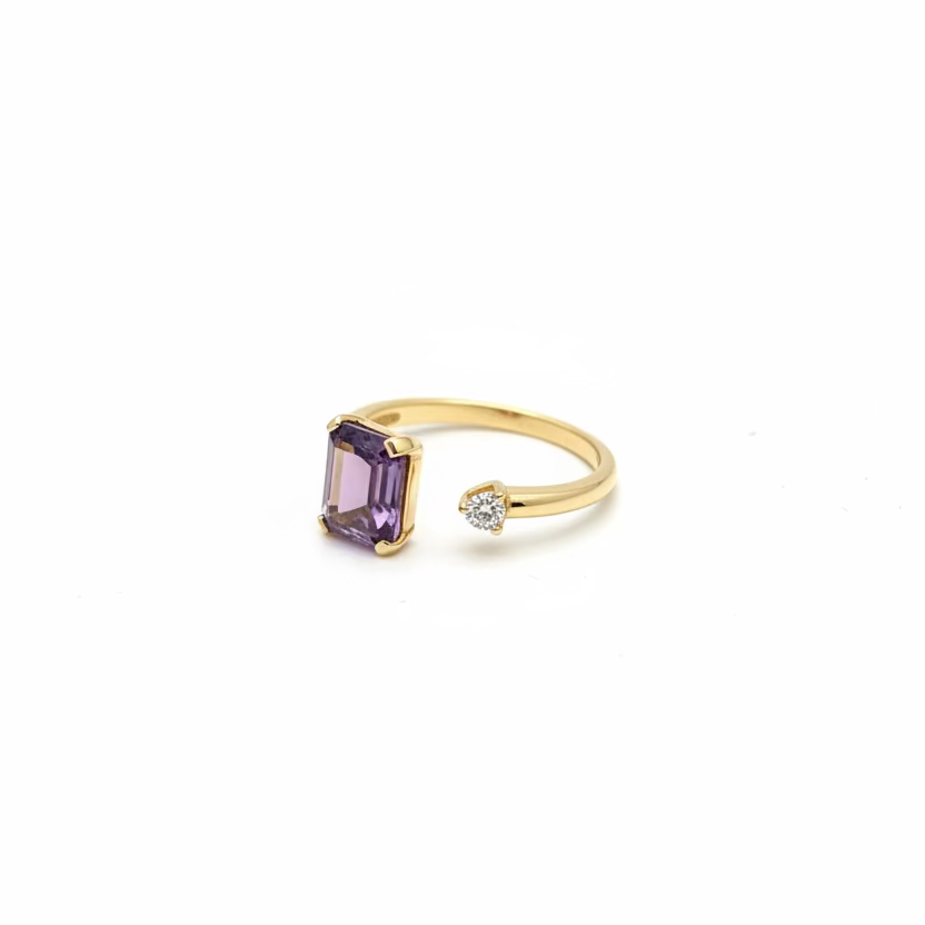 Anello Recarlo Coll. More Oro Giallo 18kt Diamanti