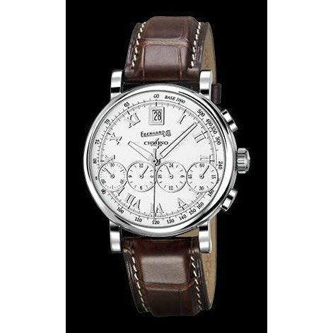 OROLOGIO EBERHARD CHRONO 4 BELLISSIMO ref. 31043CP3 CINTURINO PELLE