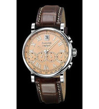 OROLOGIO EBERHARD CHRONO 4 BELLISSIMO ref. 31043CP9 QA QUADRANTE ALBICOCCA CINT. PELLE