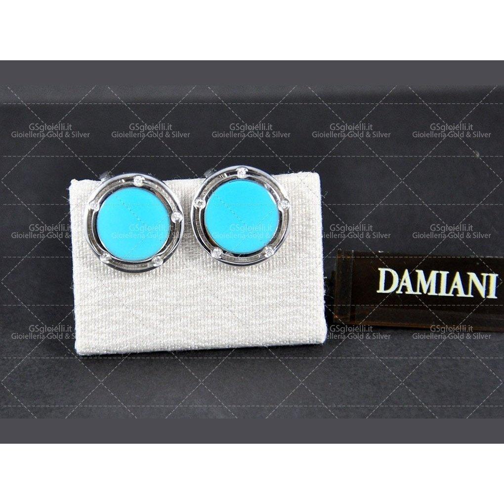 Orecchini Damiani collez.D.SIDE con turchese e diamanti ref.20013685