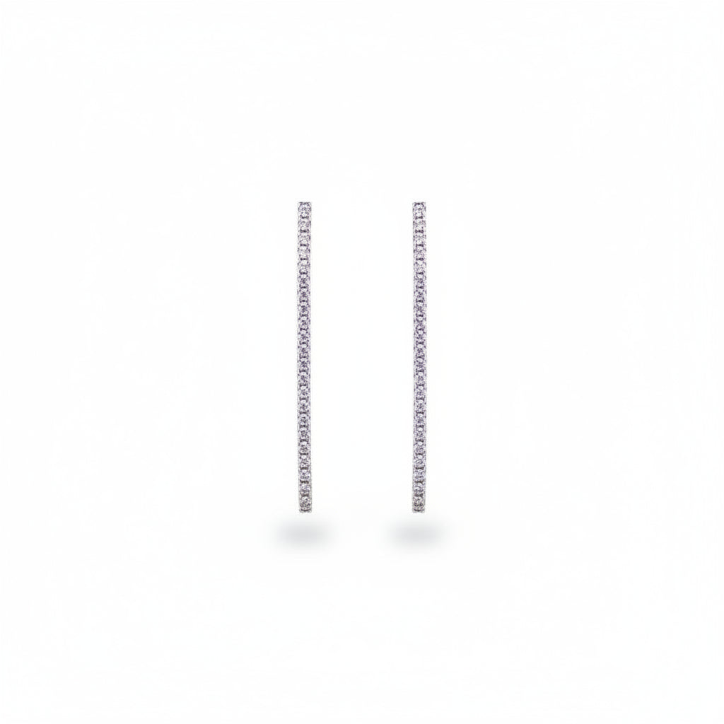 Orecchini RECARLO ref.ZA717/220 in oro bianco e diamanti.