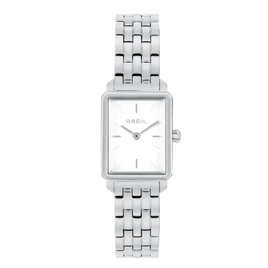 Orologio Breil Donna CARRÉ Solo Tempo TW2077 Acciaio Quadrante Bianco 20x24mm