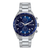 Orologio Breil Uomo ECHO Cronografo EW0814 Acciaio Quadrante Blu Sunray