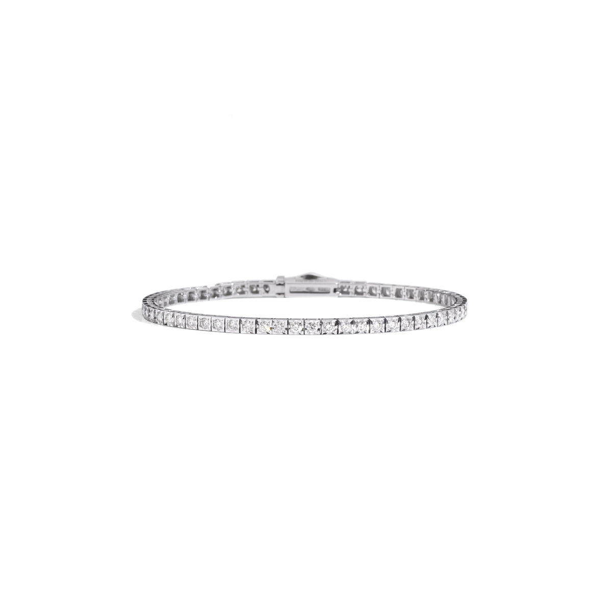 Bracciale Recarlo Face Cube Oro Bianco 18kt