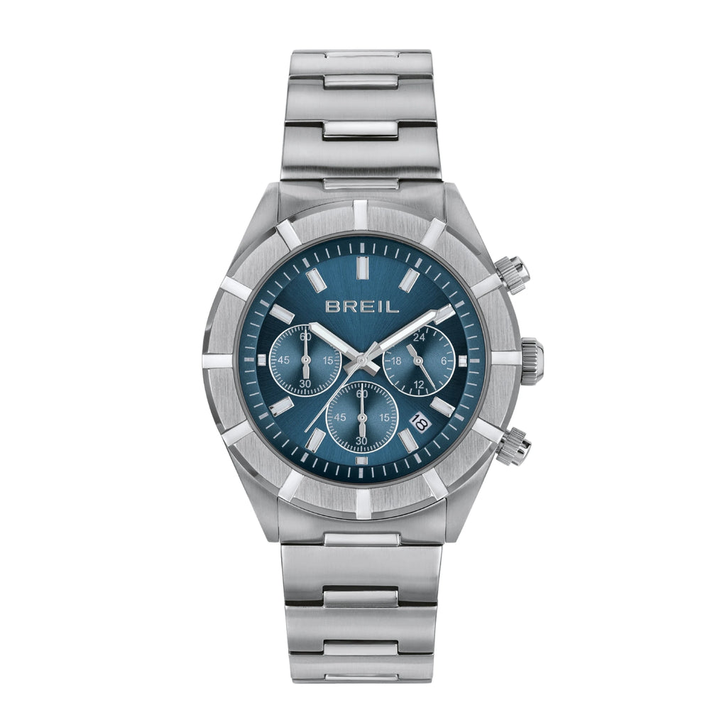 Orologio Breil B 12 H TW2022 cronografo quadrante blu ottanio