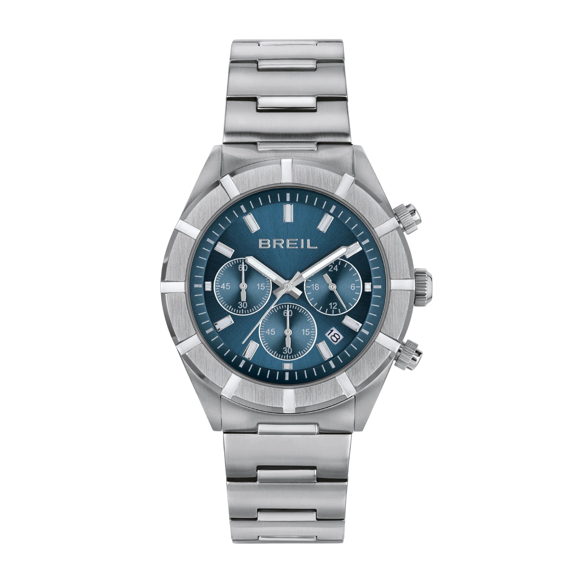 Orologio Breil B 12 H TW2022 cronografo quadrante blu ottanio