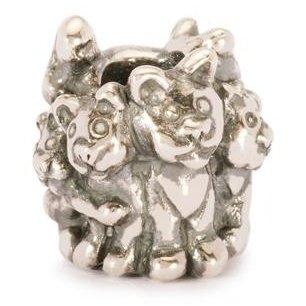 Trollbeads famiglia di gattini