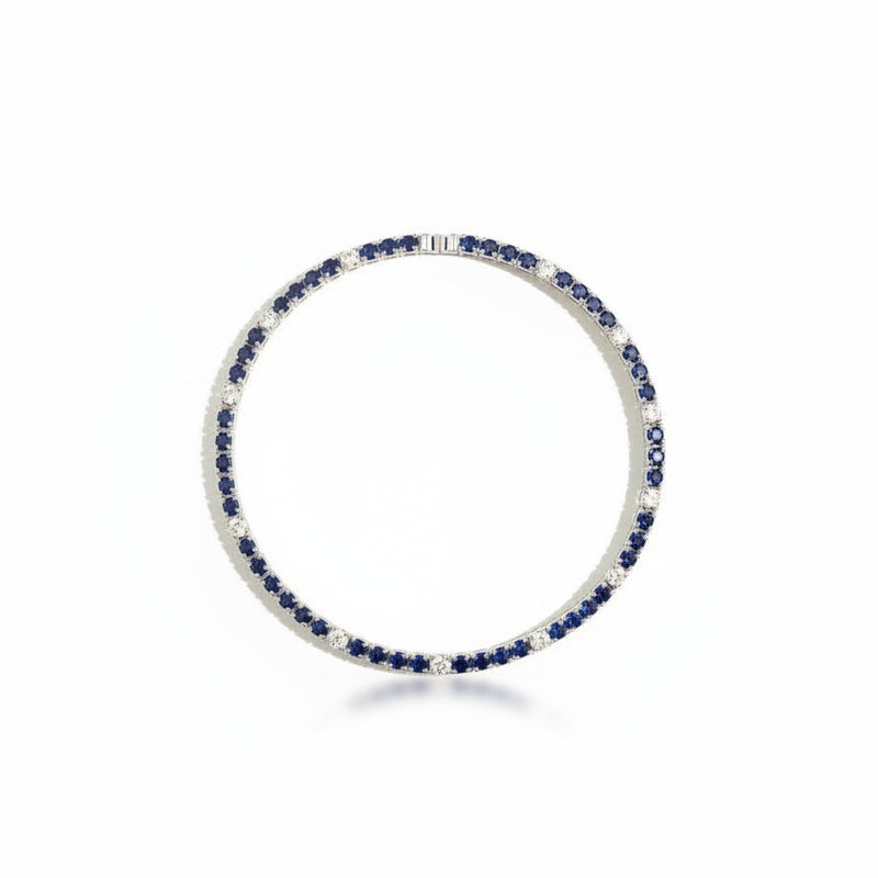 Bracciale Tennis Oro Bianco