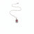 Girocollo Hrd in Oro Bianco 18kt  con Rubino e Diamanti