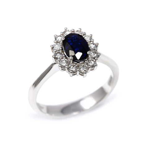 Anello Hrd Amin Luxury Zaffiro E Diamanti