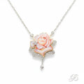 Collana Gabriella Rivalta "Rosa Luce"