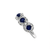 Anello Hrd Collezione Jennifer in Oro Bianco 18kt con Zaffiri