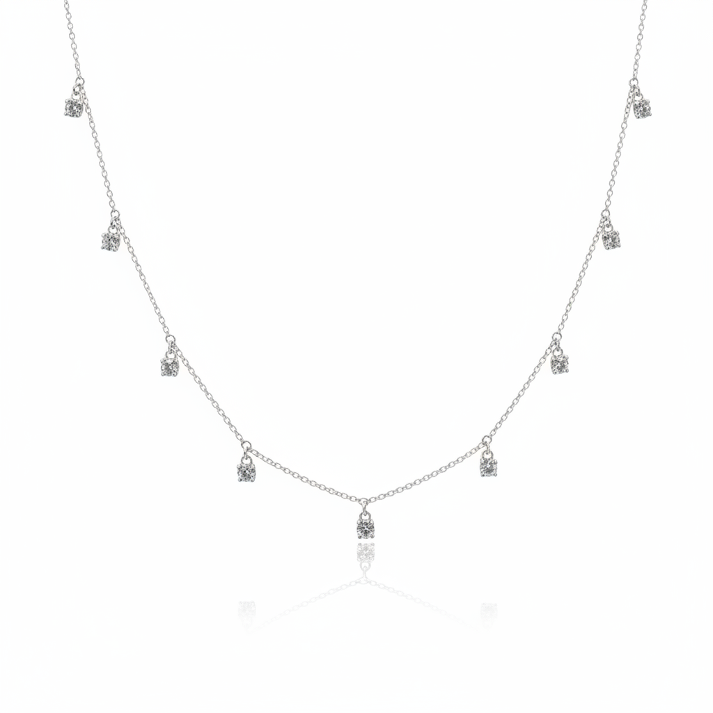Girocollo HRD in Oro Bianco