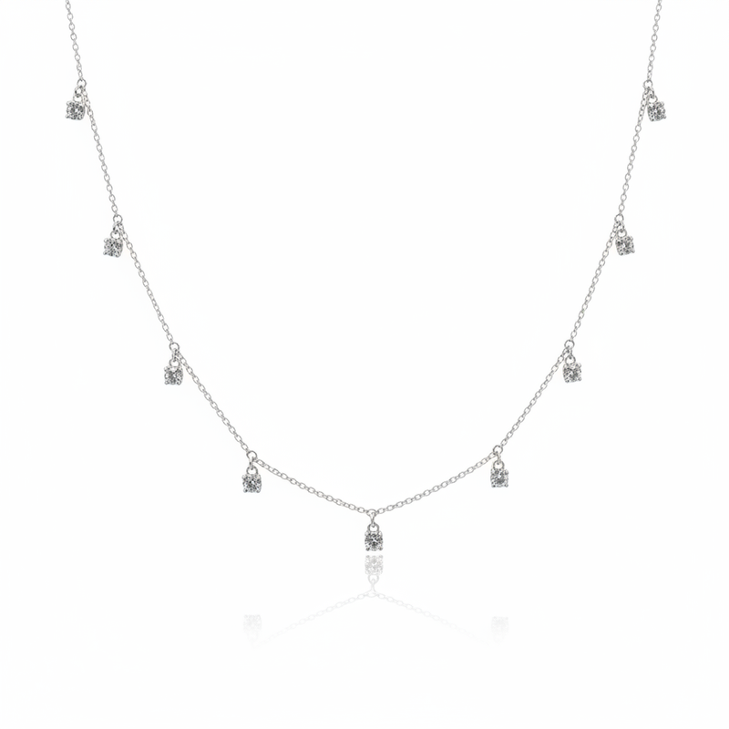 Girocollo HRD in Oro Bianco