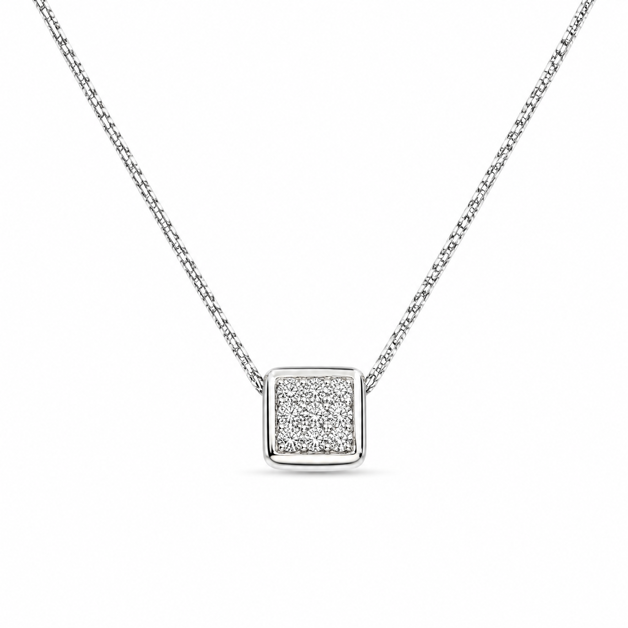 Girocollo Damiani Messaggi Oro 18kt Diamanti 0,29 ct Colore H