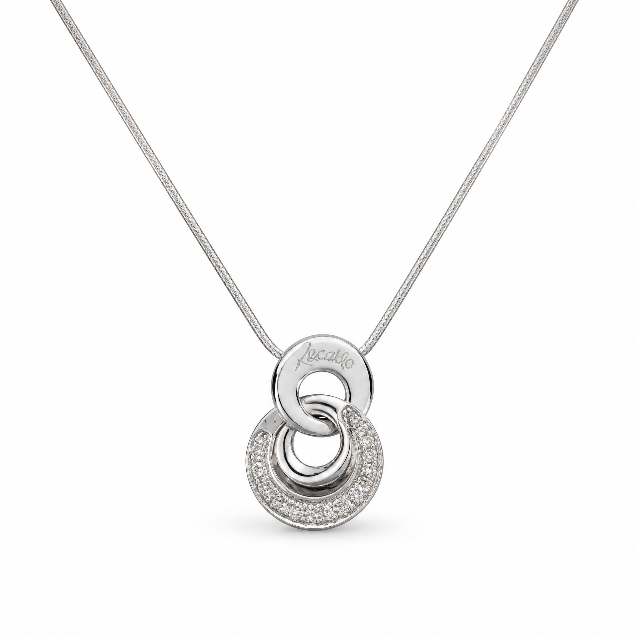 Girocollo Recarlo Oro 18kt Diamanti 0,15 ct Colore G