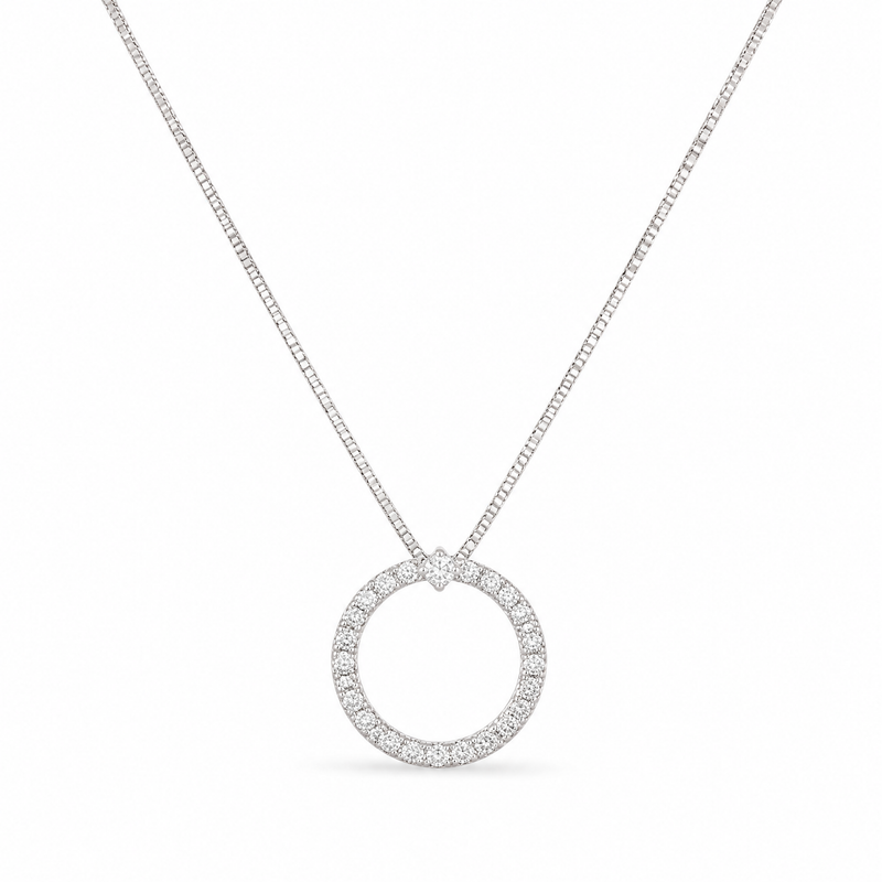 Girocollo Recarlo Oro 18kt Diamanti 0,30 ct Colore G