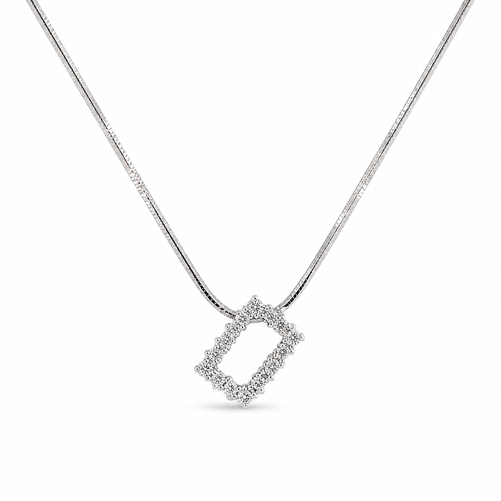 Girocollo Recarlo Oro 18kt Diamanti 0,33 ct Colore G