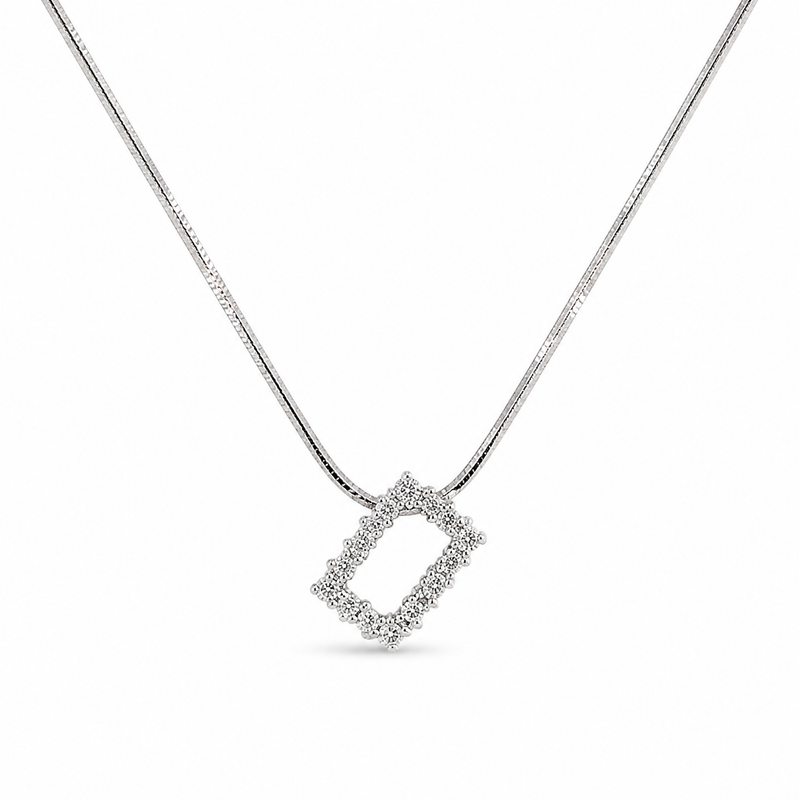 Girocollo Recarlo Oro 18kt Diamanti 0,33 ct Colore G