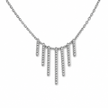 Girocollo Oro Bianco 18kt Diamanti 0,32 ct Colore G