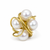 Anello Caravaggio Oro 18kt e Perle Acqua Dolce