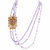 Collana Namida Metallo Nichel Free Ametista