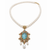 Collana Namida Metallo Nichel Free Perle Acqua Dolce 100 cm