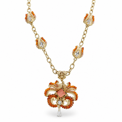 Collana Namida Metallo Nichel Free Pietre