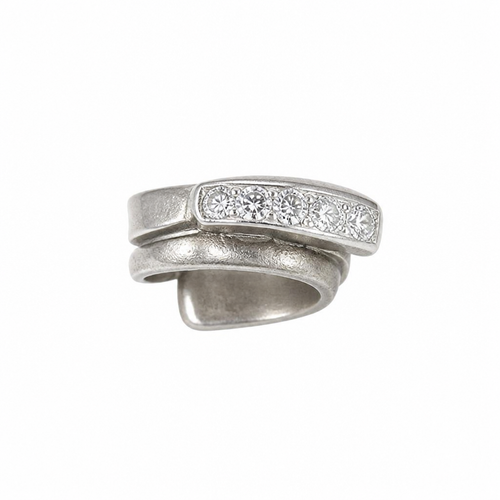 Anello Damiani Veretta Ct. 0,92 Colore H - packshot sfondo bianco