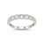 Anello HRD Veretta Scalare in Oro Bianco 18kt con Diamanti - packshot sfondo bianco