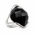 Anello Oro Bianco 18kt e Ionice Modello 2