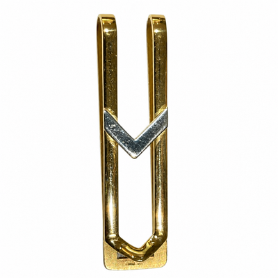 Fermasoldi Oro 18kt Bianco e Giallo