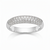 Anello Oro Bianco 18kt Diamanti 0,40 H