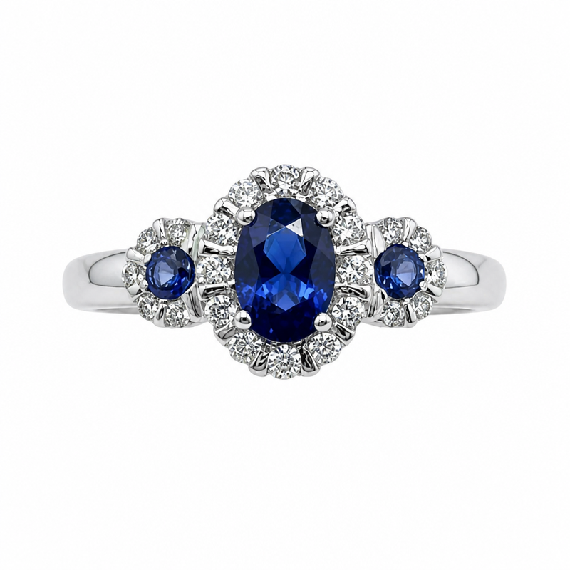 Anello Salvini Zaffiri Brillanti