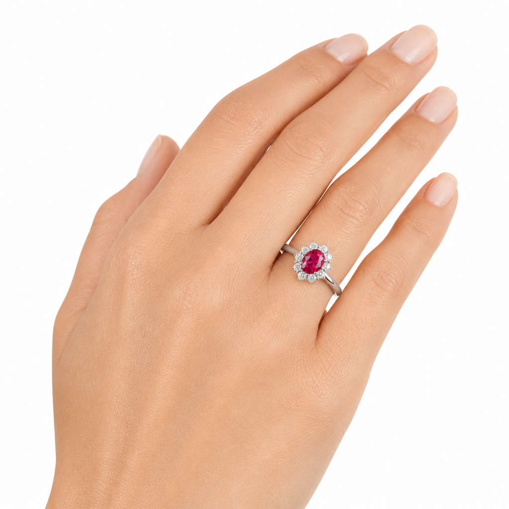 Anello Salvini Rubino E Diamanti