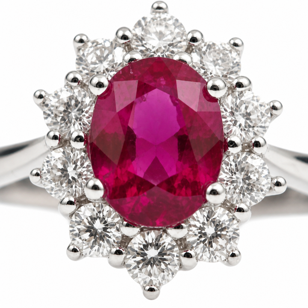 Anello Salvini Rubino E Diamanti