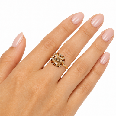 Anello Salvini Collezione Bon Bon Oro Bianco 18 Kt