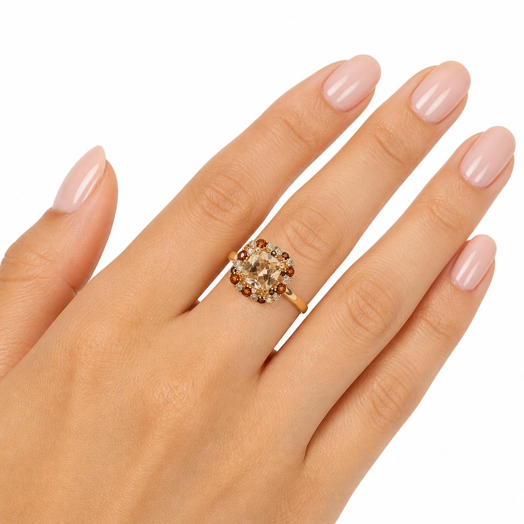 Anello Salvini Collezione Bon Bon Oro Bianco 18 Kt