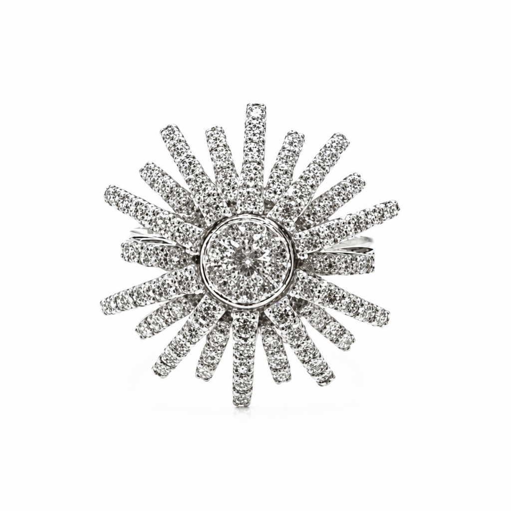 Anello Salvini Collezione Sole Oro Bianco