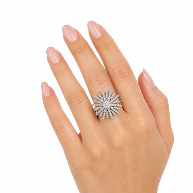 Anello Salvini Collezione Sole Oro Bianco
