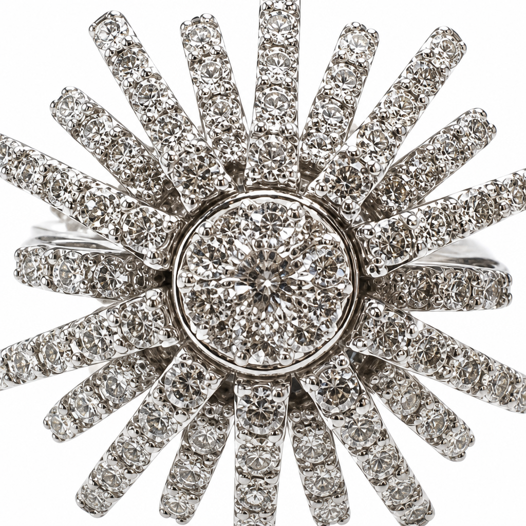 Anello Salvini Collezione Sole Oro Bianco